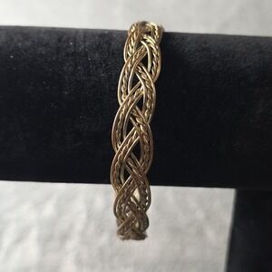 Vintage Braided Copper Brass Bracelet‎